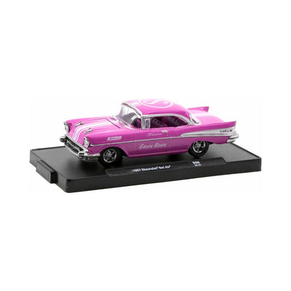 1957 Chevrolet Bel Air - Pink “Schwinn” (Silver Chrome, Deep Pink Interior)
