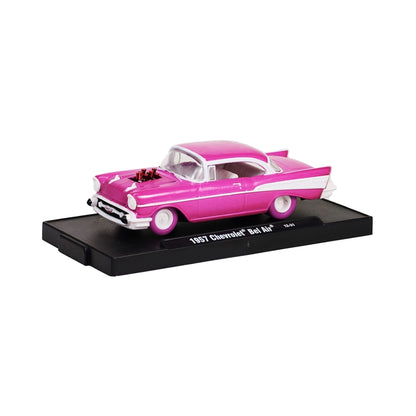 1957 Chevrolet Bel Air - Pink & White (Box Packaging)