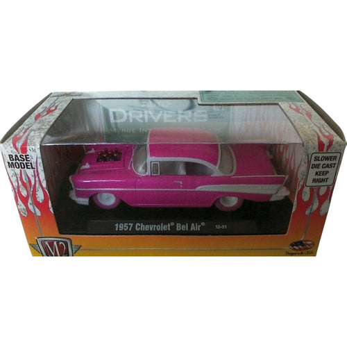 1957 Chevrolet Bel Air - Pink & White (Box Packaging)