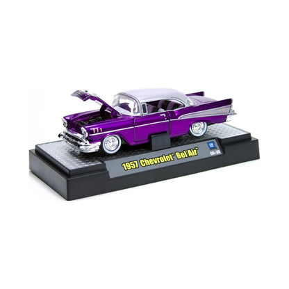 1957 Chevrolet Bel Air - Purple with White Roof (Auto-Thentics Premium Range - Box)