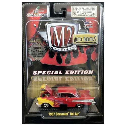 1957 Chevrolet Bel Air - Red & Yellow Flames (Auto-Thentics Release S04)