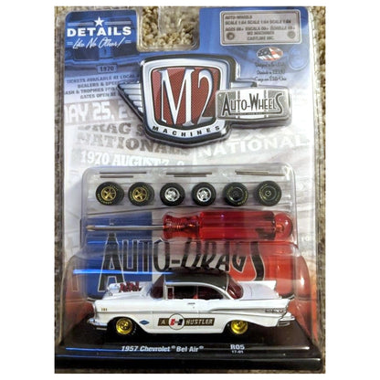 1957 Chevrolet Bel Air - White (Auto-Wheels Release 05 Chase)