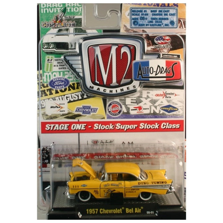 1957 Chevrolet Bel Air - Yellow Taxi Livery (Auto-Drags Release 01)