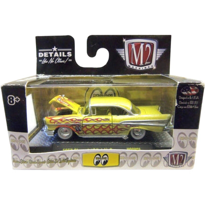 1957 Chevrolet Bel Air - Yellow “Mooneyes” (Moon Release MOON02)
