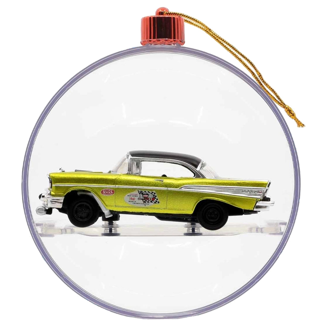 1957 Chevrolet Bel Air - Yellow & White (Holiday Ornament, Walmart Exclusive)