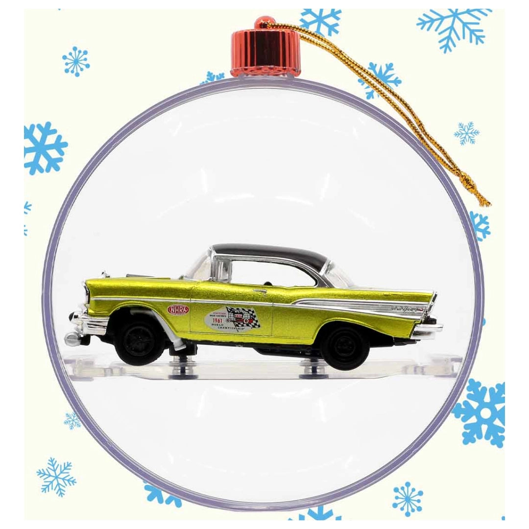 1957 Chevrolet Bel Air - Yellow & White (Holiday Ornament, Walmart Exclusive)