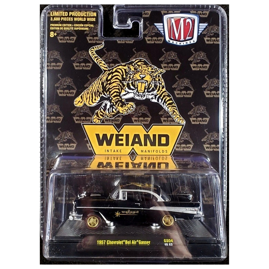 1957 Chevrolet Bel Air Gasser - Black & Gold (Goodyear / Weiand)