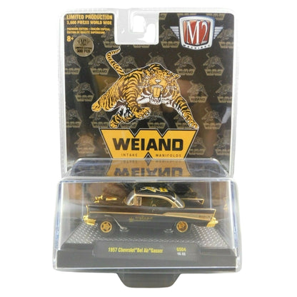 1957 Chevrolet Bel Air Gasser - Black & Gold (Goodyear / Weiand) Chase