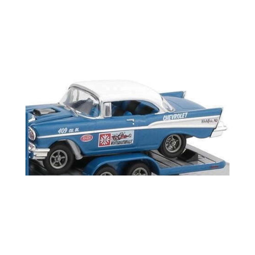 1957 Chevrolet Bel Air Gasser - Blue & White (Auto-Haulers Release 40)