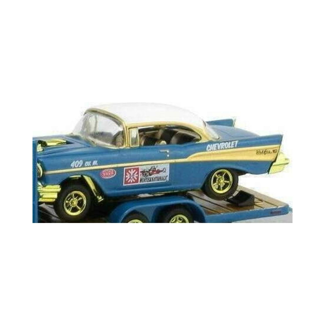 1957 Chevrolet Bel Air Gasser - Blue & White (Chase, Auto-Haulers Release 40)