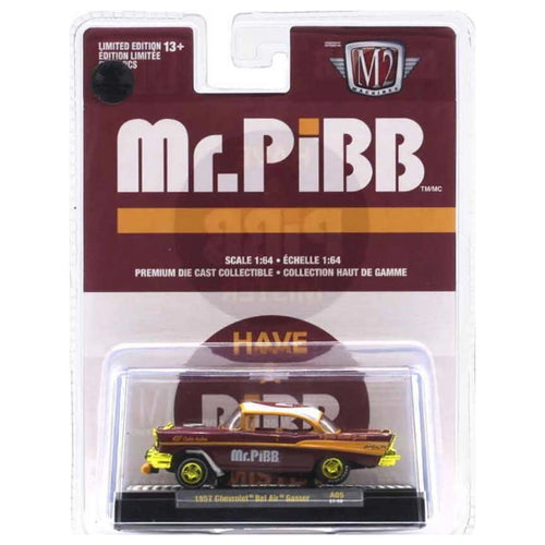 1957 Chevrolet Bel Air Gasser - Brown & Yellow “Mr. Pibb” (Chase, Release A05)
