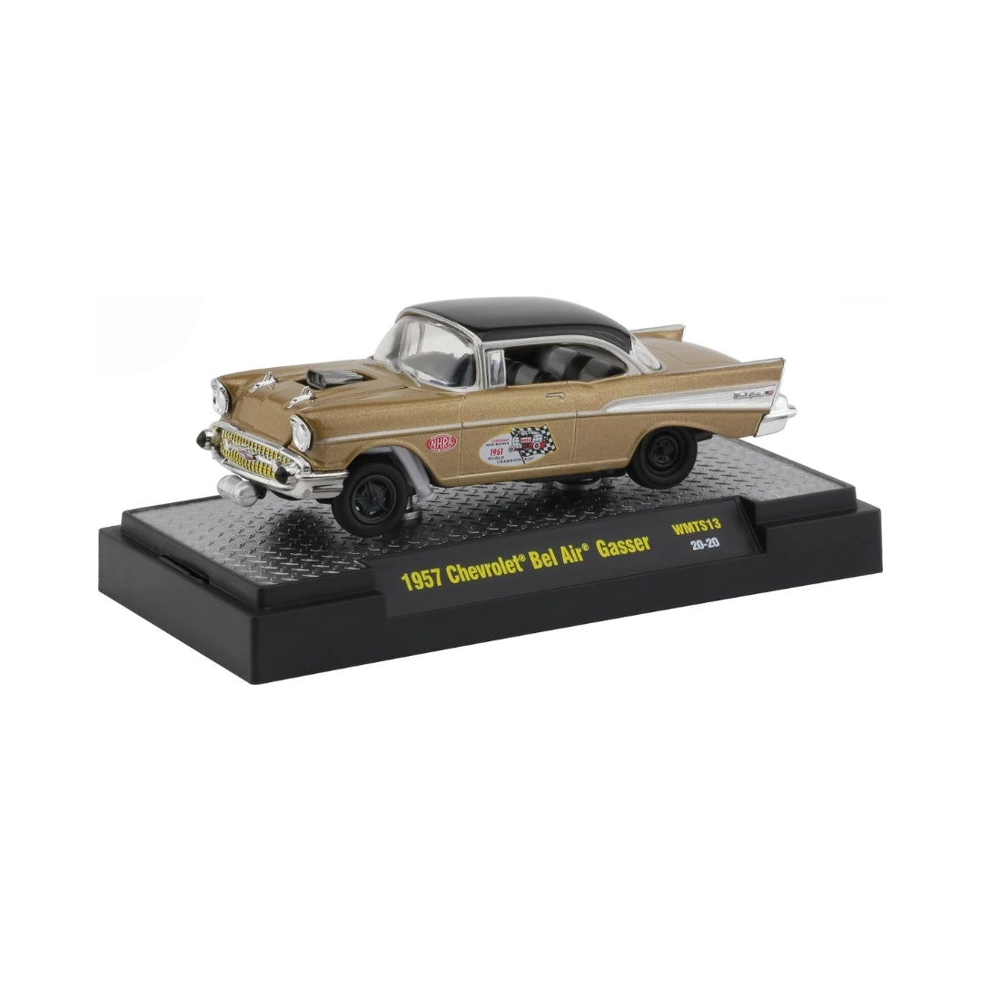 1957 Chevrolet Bel Air Gasser - Gold & Black (Walmart Exclusive, WMTS13)