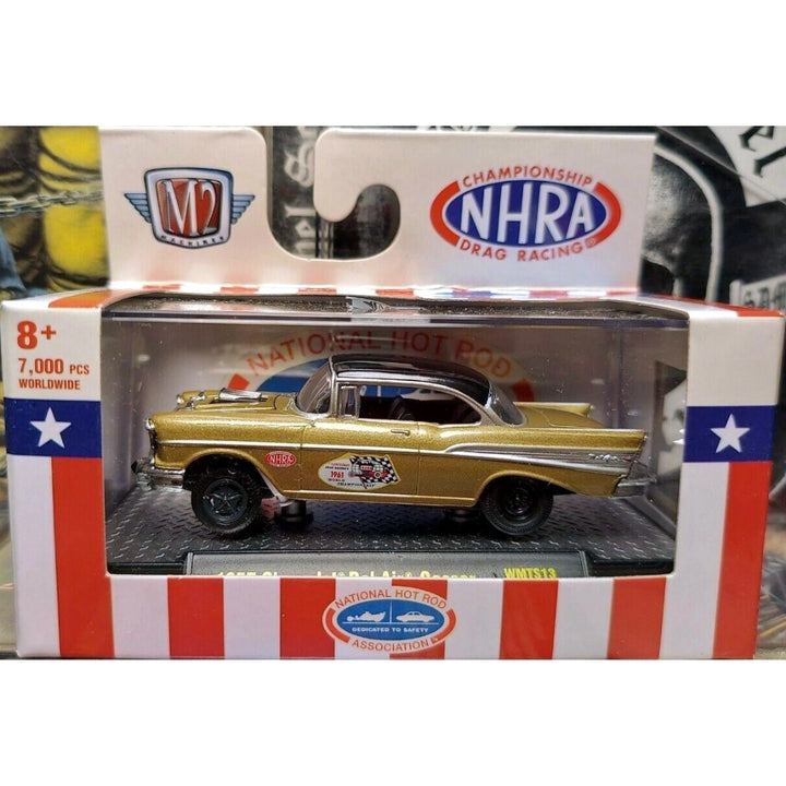 1957 Chevrolet Bel Air Gasser - Gold & Black (Walmart Exclusive, WMTS13)