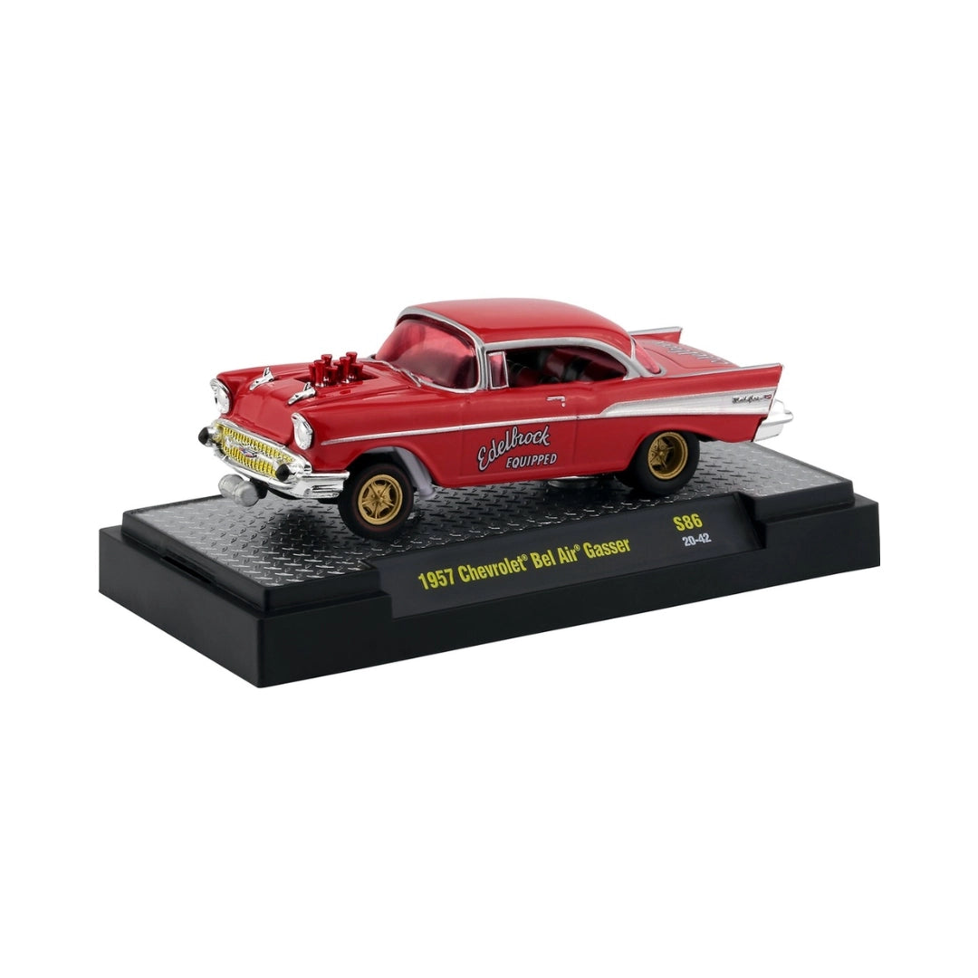 1957 Chevrolet Bel Air Gasser - Red “Edelbrock” (O’Reilly Exclusive, Release S86)