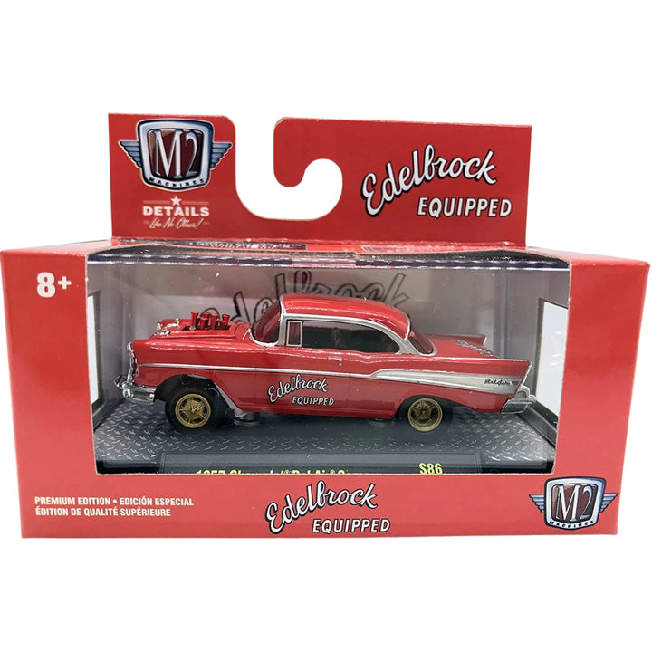 1957 Chevrolet Bel Air Gasser - Red “Edelbrock” (O’Reilly Exclusive, Release S86)