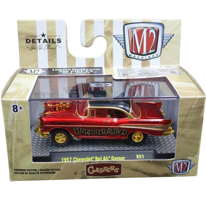 1957 Chevrolet Bel Air Gasser - Red & Yellow “Unrestrained” (Chase)