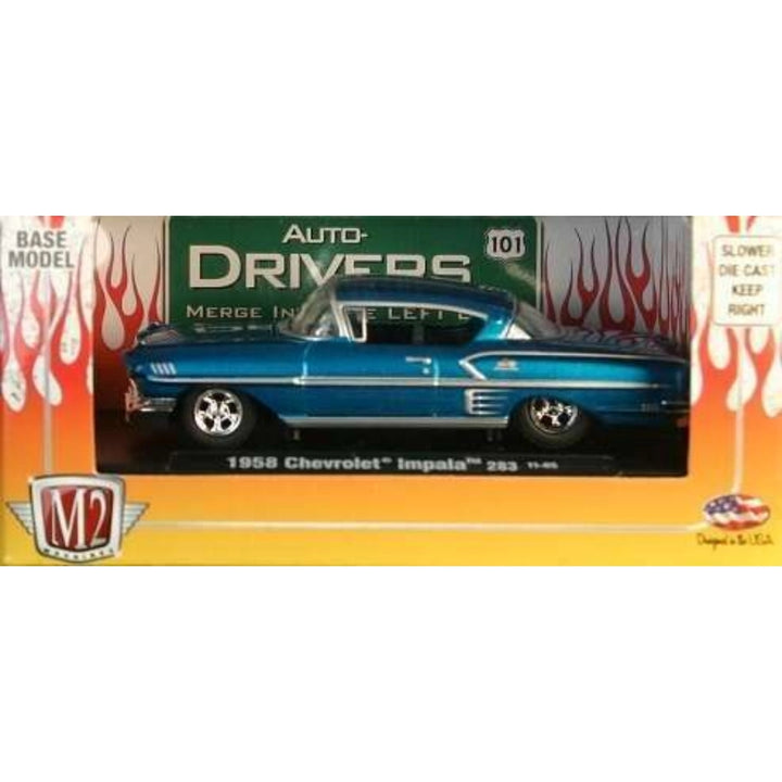 1958 Chevrolet Impala 283 Blue (Box)