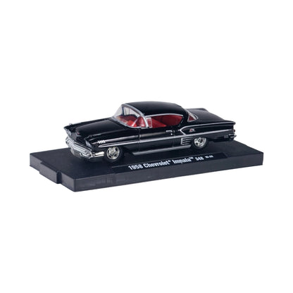1958 Chevrolet Impala 348 Black Red Interior (Box)