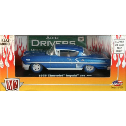 1958 Chevrolet Impala 348 Blue (Box - Auto-Drivers)