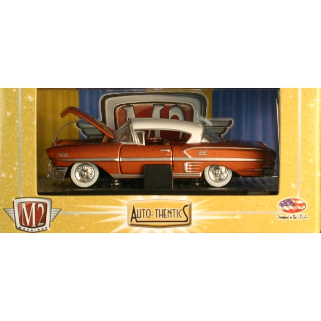 1958 Chevrolet Impala Brown White Roof (Box - Auto-Thentics)