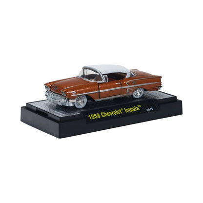 1958 Chevrolet Impala Brown White Roof (Clamshell Blister)