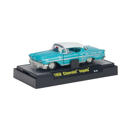 1958 Chevrolet Impala Turquoise (Clamshell Blister)