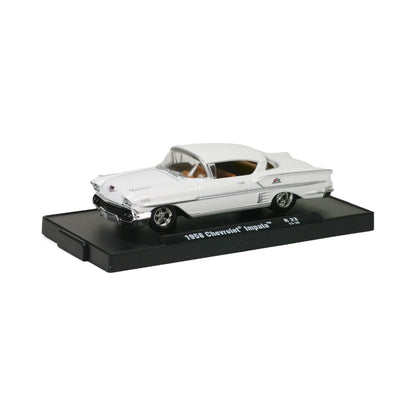 1958 Chevrolet Impala White (Blister Card)