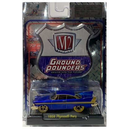 1958 Plymouth Fury - Blue/Gold (Clamshell Blister Chase)