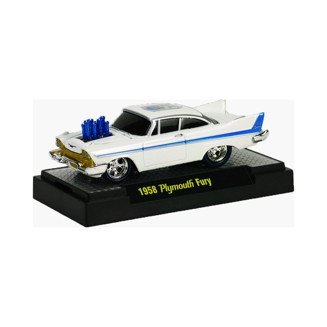 1958 Plymouth Fury - White/Blue (Box)