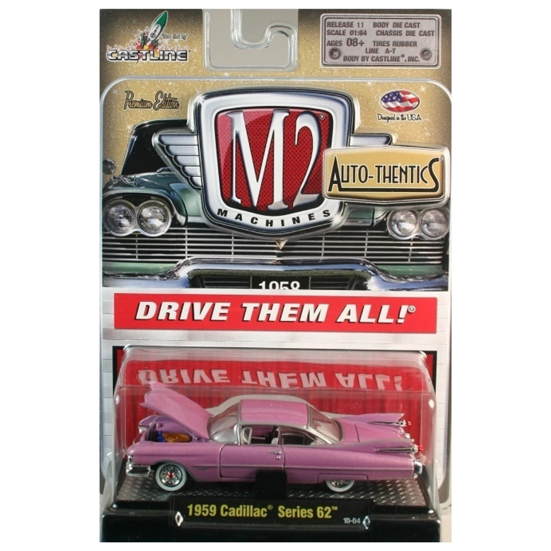 1959 Cadillac Series 62 – Purple (Clamshell Blister)