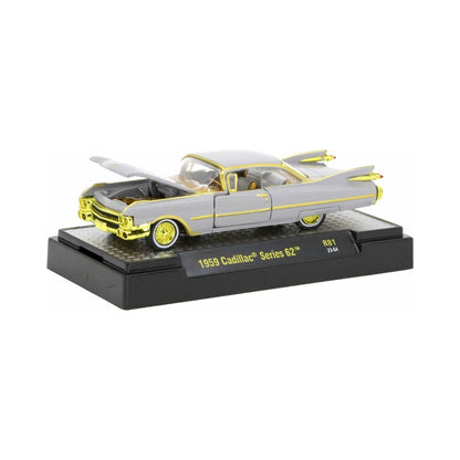 1959 Cadillac Series 62 – Yellow Chrome Details