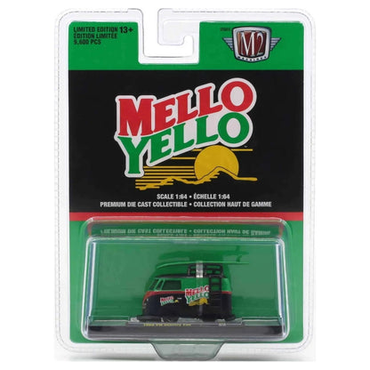 1960 VW Delivery Van - Black, Green & Pink Mello Yello Surf Van with Green Surfboard (Coca-Cola Series Release A14, Hobby Exclusive)