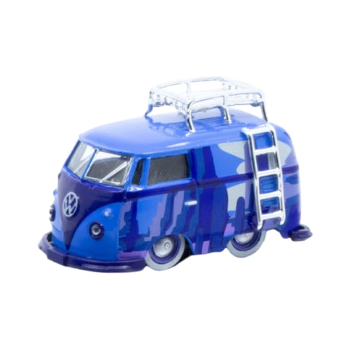 1960 VW Delivery Van - Blue with White Roof Rack & Ladder (Auto-Haulers Release 97 Set Exclusive)