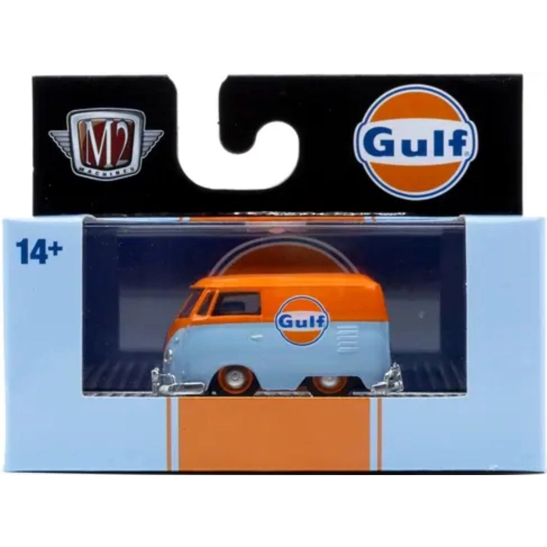 1960 VW Delivery Van - Gulf Orange & Light Blue (Walmart Exclusive WMTS19)