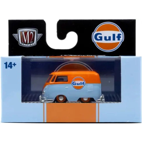 1960 VW Delivery Van - Gulf Orange & Light Blue (Walmart Exclusive WMTS19)
