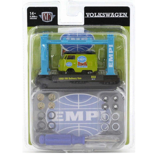 1960 VW Delivery Van - Lime Green EMPI Power Reverser Model-Kit with Black Roof (Release 58)