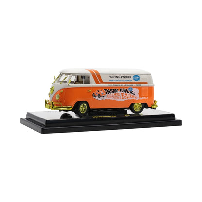 1960 VW Delivery Van - Orange/White (Instant Power Livery, Yellow Chrome Details)