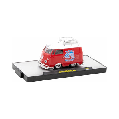 1960 VW Delivery Van - Red EMPI Equipped with White Roof Rack (Target Exclusive Release 90)