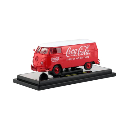1960 VW Delivery Van - Red (Coca-Cola Livery, Red Chrome Rims & Details)