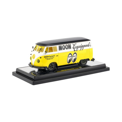 1960 VW Delivery Van - Yellow/Black (Moon Equipped Livery, Yellow Chrome Details)