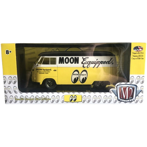1960 VW Delivery Van - Yellow/Black (Moon Equipped Livery, Yellow Chrome Details)