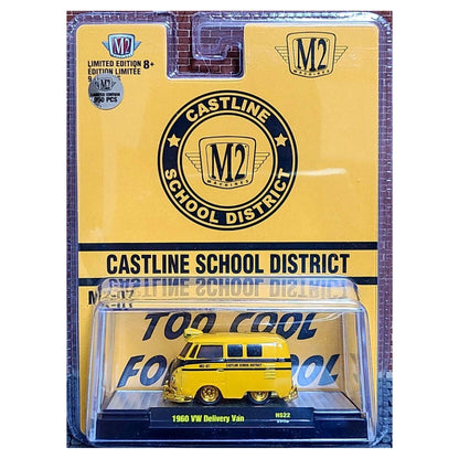 1960 VW Delivery Van - Yellow & White Hostess Twinkies Chase with Yellow Chrome Details, Yellow Chrome Bumpers, Yellow Interior, Yellow Chrome Roof Rack & Ladder (Exclusive, Limited Edition) (Copy) (Copy)