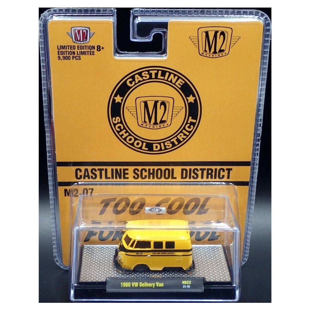 1960 VW Delivery Van - Yellow & White Hostess Twinkies Chase with Yellow Chrome Details, Yellow Chrome Bumpers, Yellow Interior, Yellow Chrome Roof Rack & Ladder (Exclusive, Limited Edition) (Copy)