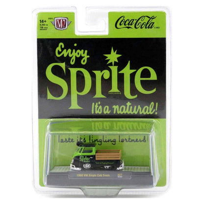 1960 VW Single Cab Truck - Black/Green (Sprite)