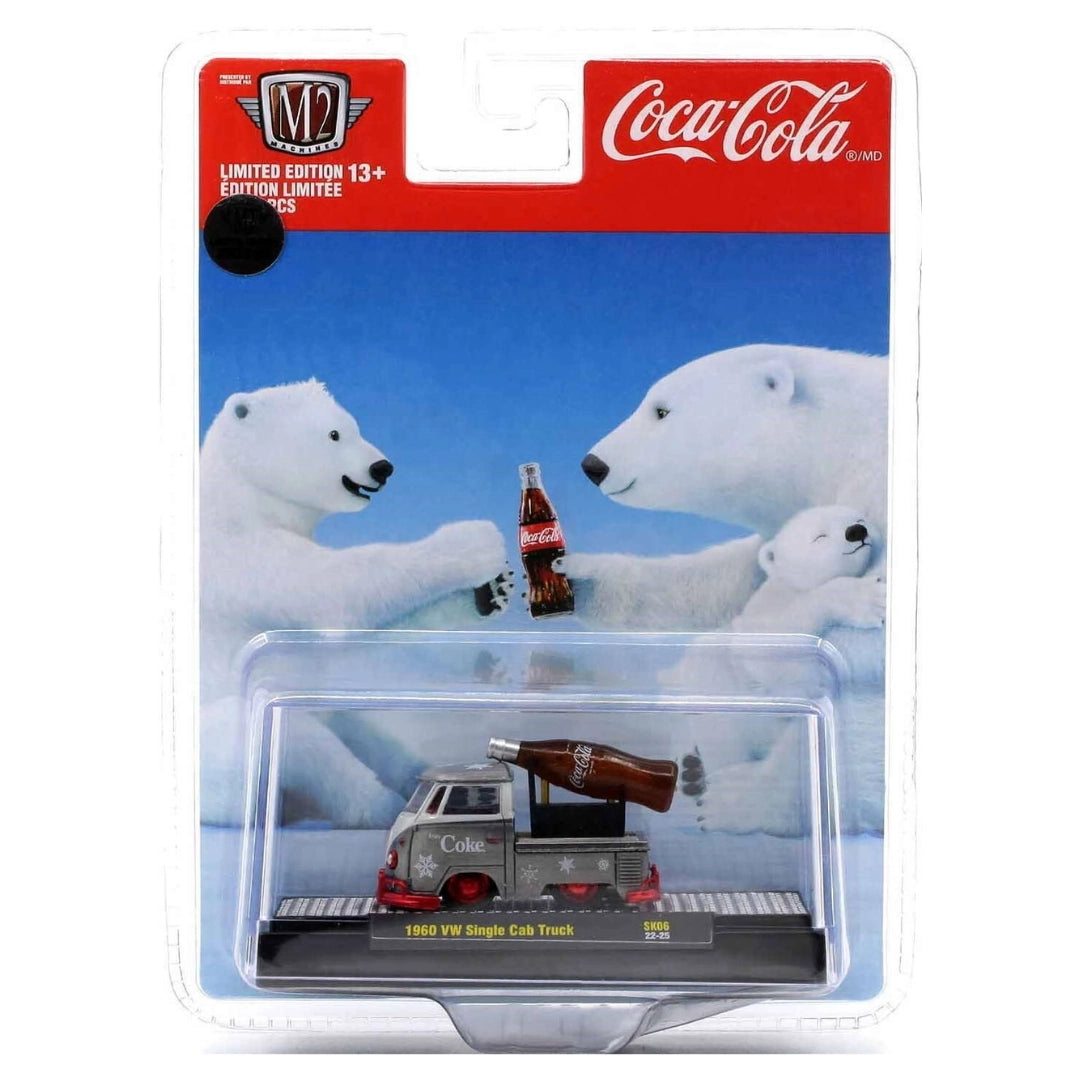1960 VW Single Cab Truck - Grey/Red (Coca-Cola Super Chase)