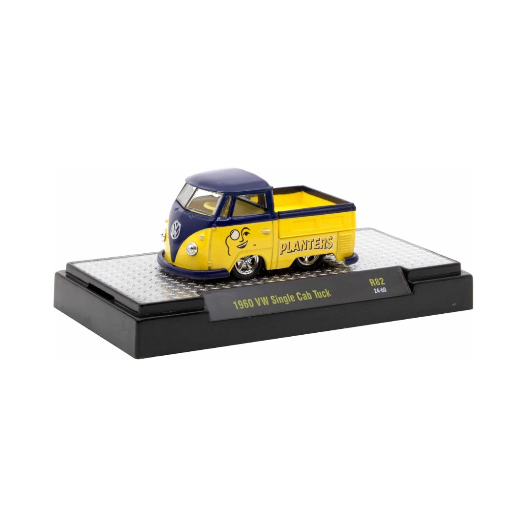 1960 VW Single Cab Truck - Yellow/Blue (Planters)
