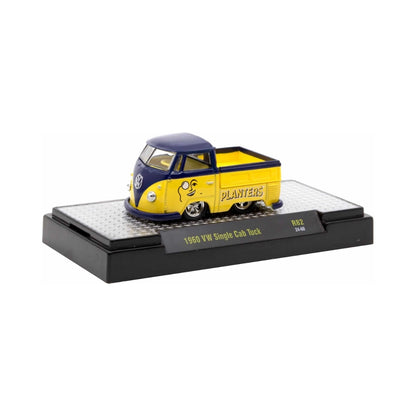 1960 VW Single Cab Truck - Yellow/Blue (Planters)