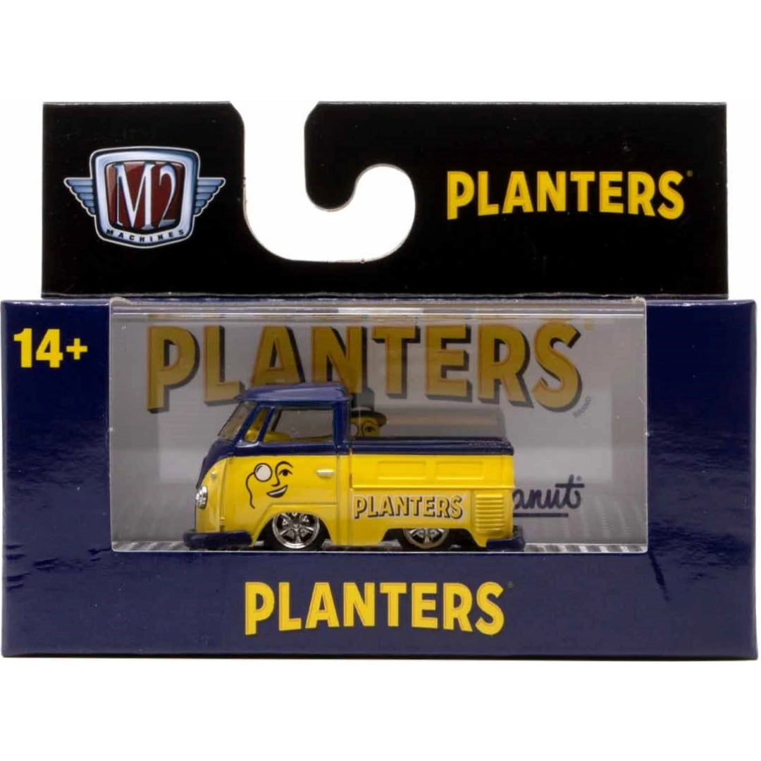 1960 VW Single Cab Truck - Yellow/Blue (Planters)
