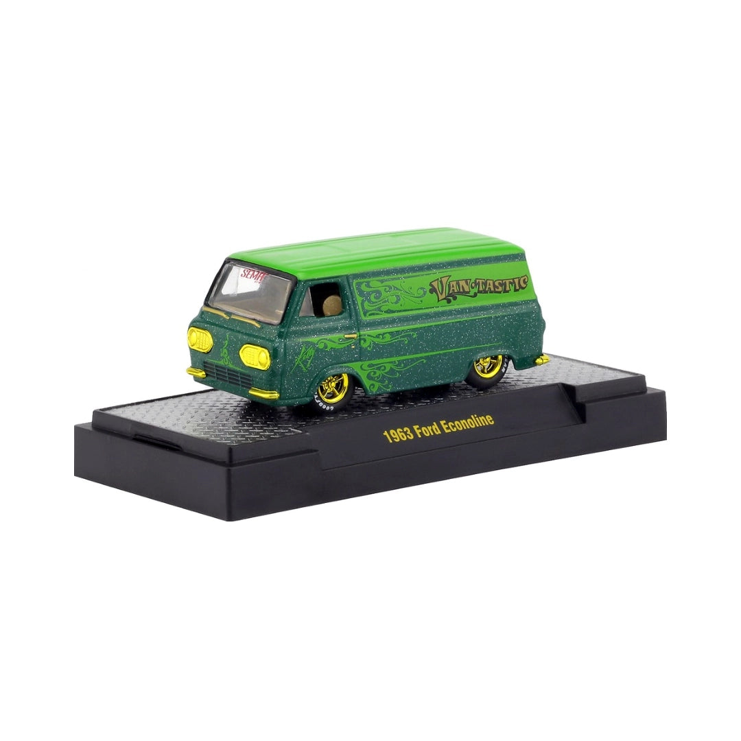 1963 Ford Econoline - Green (SEMA, Yellow Chrome Details - Chase)