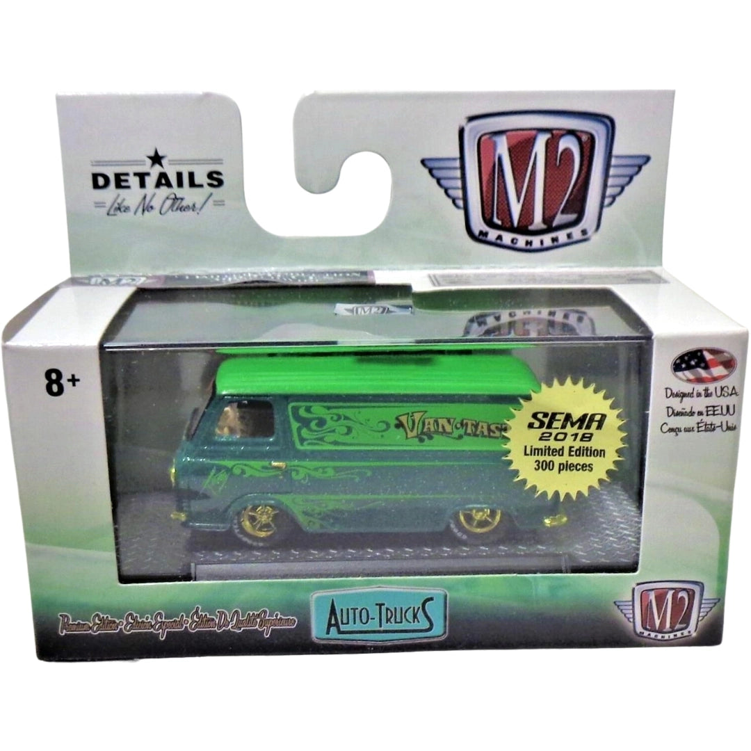 1963 Ford Econoline - Green (SEMA, Yellow Chrome Details - Chase)